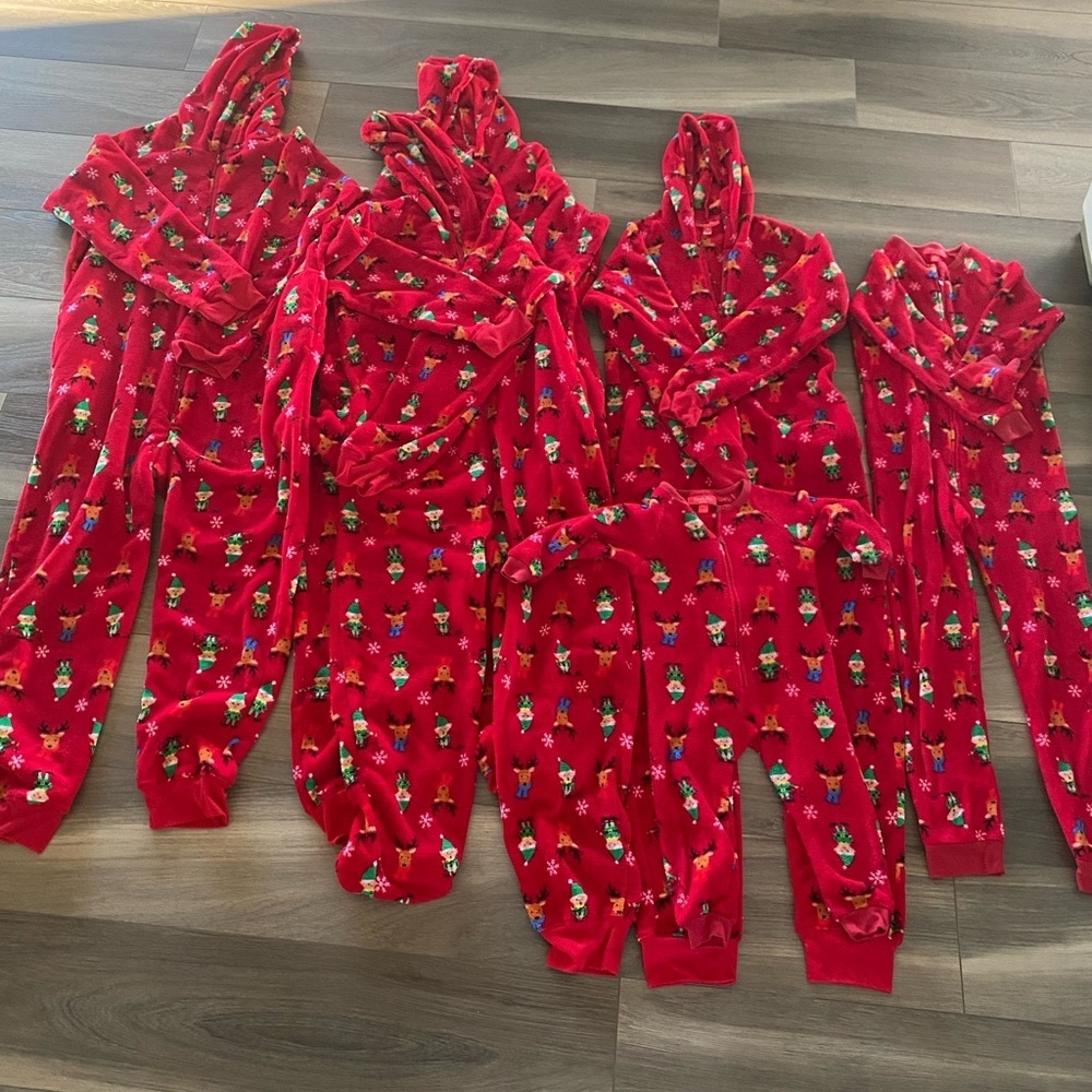 Family holiday onesie pajamas